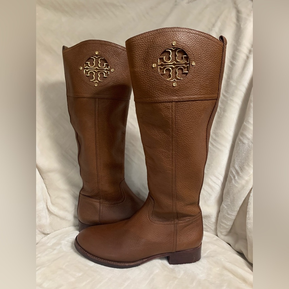 Tory Burch Brown Heeled Boots
